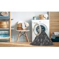 thumbnail image 2 of Ahgly Company Tapis d'Intérieur Lavable à la Machine, Carré, Transitionnel, Gris, Tapis de Zone, 6 Pieds Carré, 2 of 7