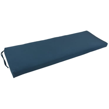Blazing Needles Twill Bench Cushion, 54" Wide, Indigo