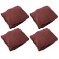 thumbnail image 2 of 4Pcs Waterproof Chair Seat Cover Seat Slipcover Stretch Jacquard Chair Seat Cushion Protector Cover Removable Wedding Banquet Square Chair Cover for Chair Home Kitchen, 2 of 11