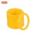 thumbnail image 3 of Unique Bargains 4cm Plastic Carnival Ringtoss Rings Hoop Party Favor Game, Yellow 24 Pack, 3 of 5