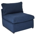 thumbnail image 1 of Ensemble modulaire de fauteuils Flexiform sans accoudoir, bleu, 1 of 7