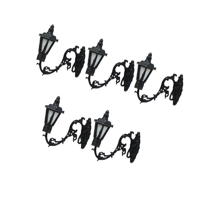 Redempat 5x Antique Miniature Wall Lamp for Accessories DIY Style C 1Set