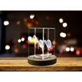 thumbnail image 3 of 3D Engraved Crystal Black Widow Spider Figurine - Handcrafted Decor Piece, 3 of 5