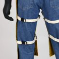 thumbnail image 4 of West Chester IRONCAT 7011 Leather Split Leg Bib Apron – 24in. x 36 in. Welding Chaps with Anodized Snaps and Rivets, Kevlar Sewn, Split Cowhide Leather. Welding Protection Apparel, 4 of 4