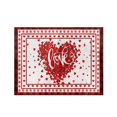thumbnail image 1 of Kitchen Placemat Valentine'S Day Placemats Red Check Placemats 30X45Cm For Table Decoration Valentine'S Day Waterproof Table Placemats For Indoor Kitchen Decoration Dinner, Kitchen Placemat, 1 of 8
