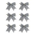 thumbnail image 1 of Outdoor Christmas Decorations,6-Piece 9cm Mini Christmas Tree Hanging Ornament Set, Small Holiday Decoration for Display, 1 of 8