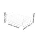 thumbnail image 2 of Under Shelf Basket, Durable Metal Wire Rack - Sliding Design for Kitchen, Pantry, and Bathroom Storage, 36x25x13cm Size, 2 of 4