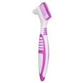 thumbnail image 2 of False Teeth Cleaning Brush, Plastic Portable  Double Sided Denture Brush  For False Teeth Cleaning, 2 of 8