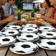 thumbnail image 2 of Deeceymbur 10 Pack Soccer Themed Disposable Paper Plates 7 Inch 9 Inch for Football Birthday Celebrations Party Events Decorations, 2 of 6
