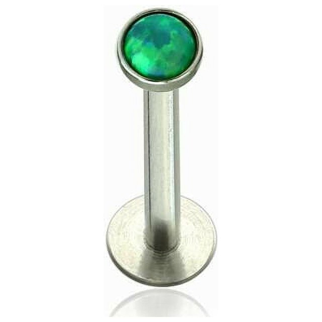 Labret Monroe design Push-In avec Dos en Émail Doux pour Confort et Synthétiseur Opalite