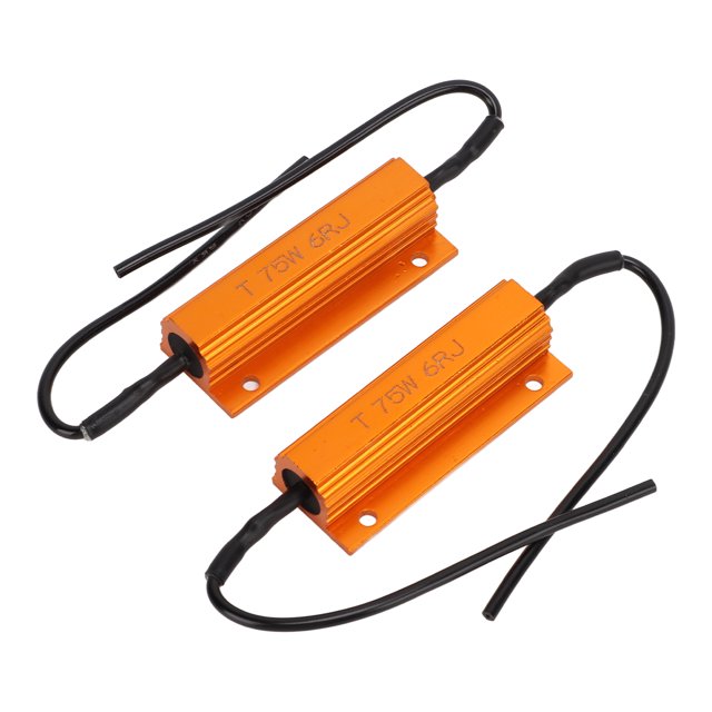 Protecteur de Résistance de Charge, 75W 6 Ohms Facile à Utiliser Résistance de Charge Empêche la Corrosion pour Décodage Résistance pour Protection de Charge