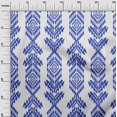 thumbnail image 3 of oneOone Tissu Polyester Spandex Bleu Matériau de Robe Aztech Tissu Imprimé Tissu au Mètre 56 Pouces de Large, 3 of 4