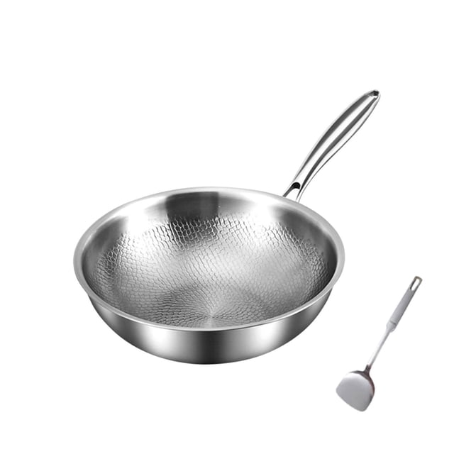 HHBEAUTY Titanium Hammered Pan Pro, Pure Titanium Pot, Non Stick Titanium Nutri Pans, Scratch-Resistant, Resistant Non Stick, Even Heating, For Cooking, Heats Quickly, Cooks Evenly
