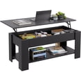 thumbnail image 1 of FDW 47.2” Lift Top Conference Room Table Storage Shelf, Black, 1 of 7
