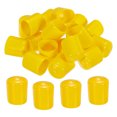 thumbnail image 1 of Unique Bargains 20 Pcs Capuchons d'Extrémité en Caoutchouc 22mm Couvre-Vis en PVC Vinyle Protecteur de Filetage de Vis Capuchons Ronds pour Tablette en Fil Jaune, 1 of 5