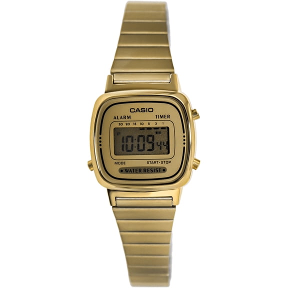 Casio Women's Core LA670WGA-9 Gold Stainless-Steel Quartz Sport Watch