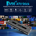 thumbnail image 4 of Clé TV 4K Ultra HD Android TV avec Télécommande Google Voice Lecteur Multimédia en Continu Chromecast Intégré 2 Go 16 Go Clé TV, 4 of 11