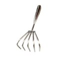 thumbnail image 3 of S SERENABLE Stainless Steel Claws Rake Hand Rake for Loosening Beach Clamming Accessories 5 tooth 9cm, 3 of 9