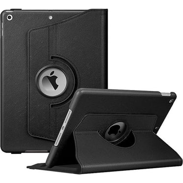Étui Rotatif pour iPad Mini 7 (A17 Pro) 2024 / iPad Mini 6 (6e Génération 8,3 Po) - Support Pivotant à 360 Degrés, Étui Arrière de Protection, Réveil/sommeil Automatique - Noir