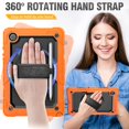 thumbnail image 2 of KOMI for Samsung Galaxy Tab A8 Case 10.5 Full Body Protective with Rotating Hand Strap/Screen Protector/Built-in Stand, Sturdy Shockproof Samsung A8 Tablet Case 2022 SM-X200/X205/X207, 2 of 5