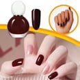 thumbnail image 2 of Vernis à Ongles Longue Tenue Sans Cuisson Séchage Rapide Vernis à Ongles (Rouge Vin 12 ml), 2 of 5