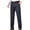 Dark Gray, variant on AherBiu Mens Dress Pants Straight Leg Flat Front Pants With Pockets Solid Color Casual Loose Work Office Business Trousers