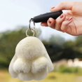 thumbnail image 3 of TopLLC Handmades Soft Bunny PomPom Charmss Bunny Car Key Chain Pendant Key Ring, 3 of 7