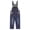 Milieu Bleu-2465, variante sur KIDSCOOL SPACE Jeans Ajustés pour Petits Garçons, Salopette en Denim Mode à Bavette Déchirée, Gris, 6-7 Ans