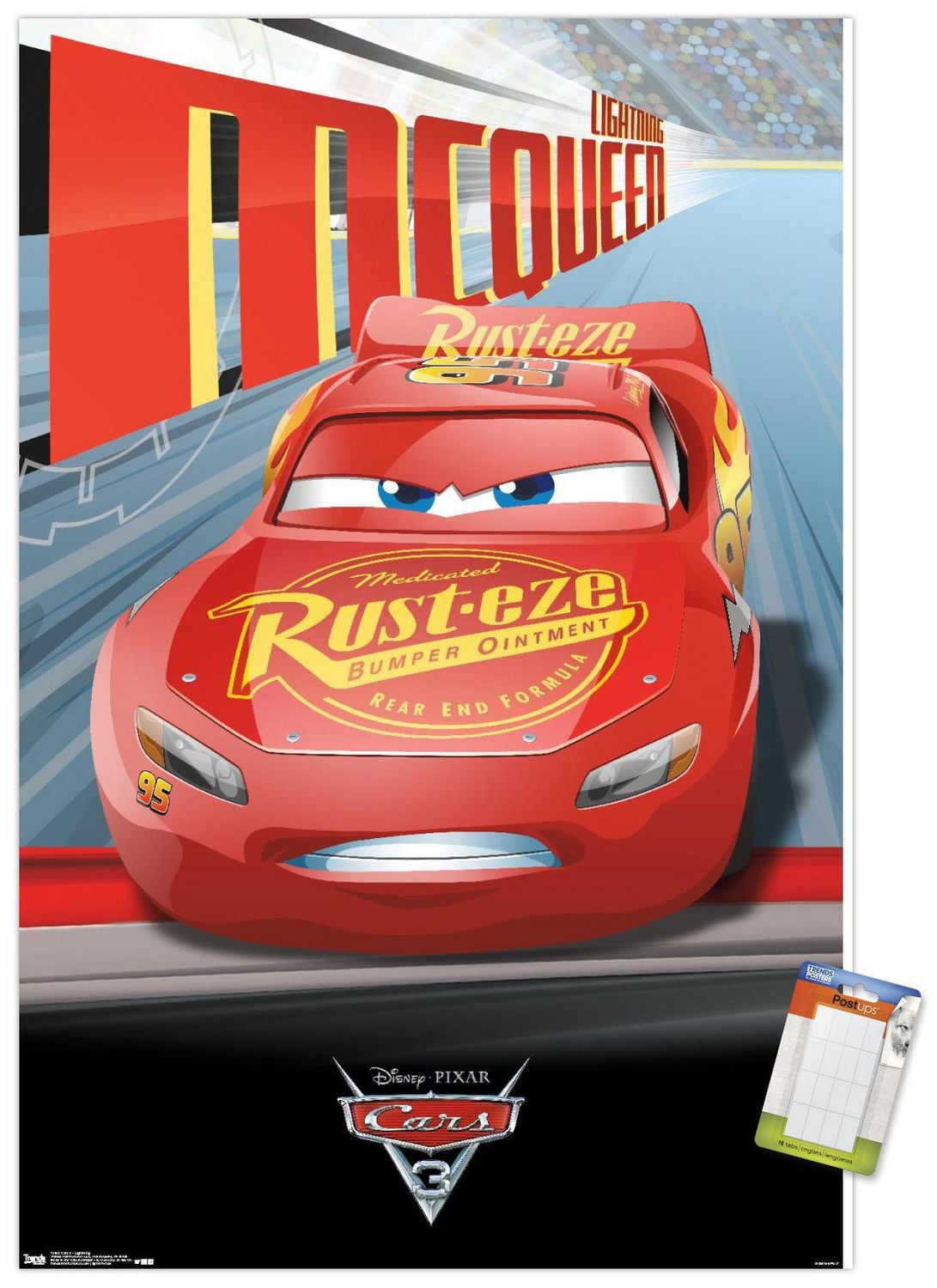Disney Pixar Cars 3 - Lightning Wall Poster