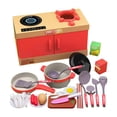 thumbnail image 1 of Rbaofujie Cuisine Maison Jouet pour Enfants Ensemble de Cuisine 33 Pcs Ensemble de Cuisine pour Jeu d'Imitation avec Surface de Cuisson Interactive Accessoires Réalistes Aliments de Jeu Jouet Éducatif pour Garçons Filles 3+, 1 of 6