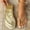 Gold, variant on Gspmoly Flat Dress Shoes for Women, Women's Fashion Casual Summer New Solid Color Beach Herringbone Sandals Flat Shoes Ballet Flats for Women Gold 41