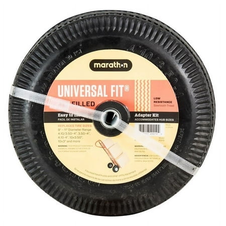 Universal Hand Truck Tire, Air Filled, 4.10/3.50 - 4 In. - 20210