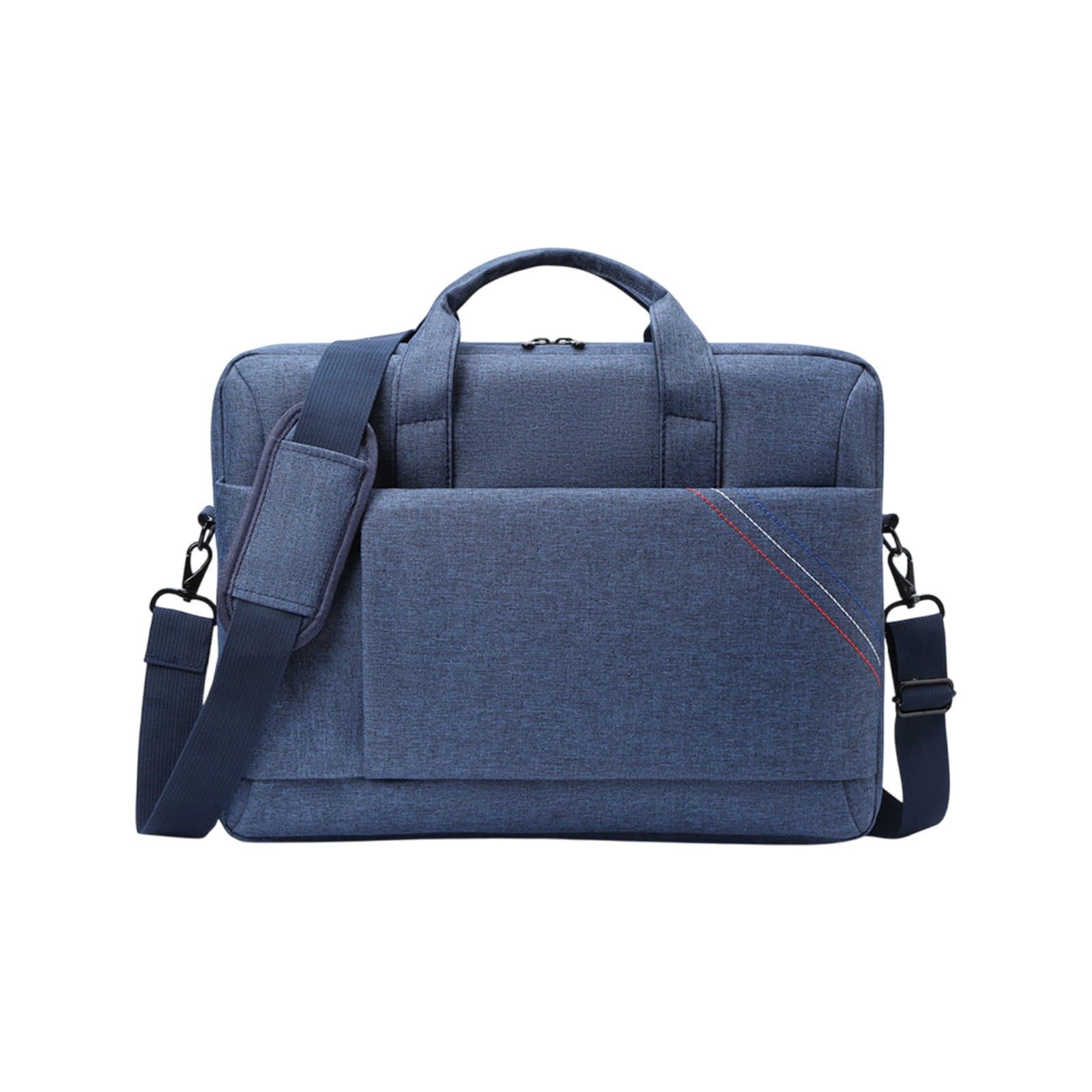 Laptop Bag Shoulder Crossbody Bag Briefcase 15.6 Inch Solid Color Men and Women Laptop Bag Business Bag