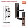 thumbnail image 1 of Serrure de Porte à Empreinte Digitale Biométrique DB20 Noire, Serrure Intelligente, Application Tuya, Déverrouillage à Distance, Serrure Sans Clé, Serrure de Porte Électronique, Plus Sécuritaire, 1 of 4