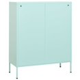 thumbnail image 3 of vidaXL Storage Cabinet Mint 80x35x101.5 cm Steel, 3 of 5
