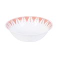 thumbnail image 3 of Ultra By Gibson Piper Point 12 Piece Double Bowl Dinnerware Set, Red, Opal Glass, 3 of 5