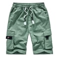 thumbnail image 1 of DPTALR Men's Plus Size Cargo Shorts Multi-Pockets Relaxed Summer Beach Shorts Pants, 1 of 2