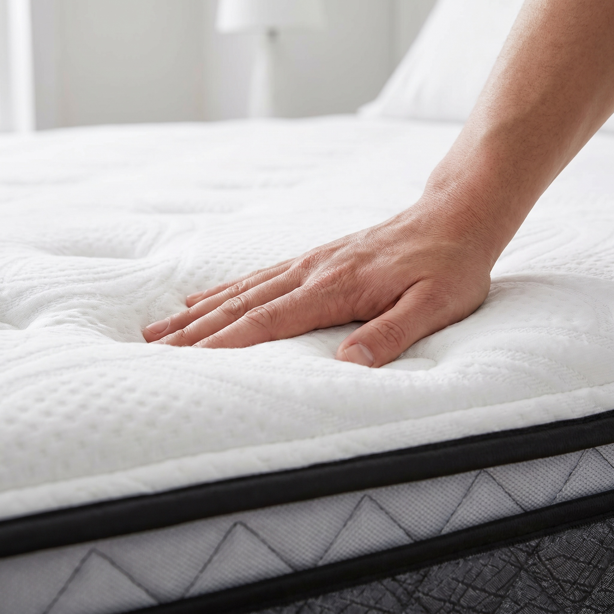 Springwall Matelas CHELSEA peluche moyen 9 po à ressorts ensachés