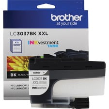 Brother LC303 7BKS Cartouche d'Encre Noire à Très Haut Rendement, Cartouche Jet d'Encre pour Imprimantes à Réservoir Brother INKvestment, Montrée avec Emballage, Mettant en Valeur un Rendement de 3000 Pages et Compatibilité avec les Modèles de la Série MFC-J5845DW.