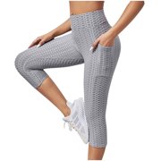 asjyhkr Leggings for Women Yoga Workout Pants High Waisted Sofy Athletic Compression Running Leggings