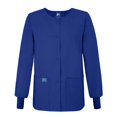 thumbnail image 3 of Adar Universal Women's Round Neck Warm-Up Scrub Jacket, Available in 39 Colors, 3 of 5