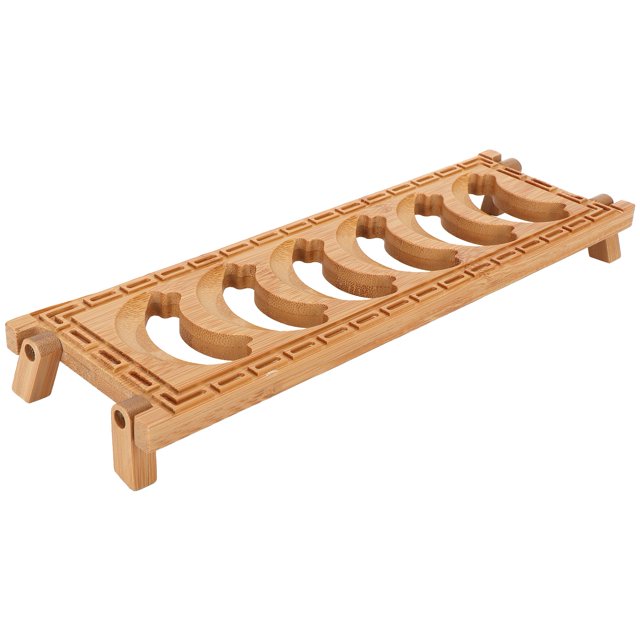 Teacup Holder, Teacup Draining Rack, Teacup Organizer Hollow Out Design For Draining Water Storing And Displaying Tea Cup 6 Grid