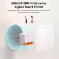 thumbnail image 4 of SONOFF ZBMINI Extreme Zigbee Smart Switch, ZBMINIL2 No Neutral Required,5PCS, 4 of 11