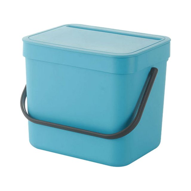 Youkk Sturdy And Durable Wall Mounted Trash Cans For Clean Household Environment blue 7L