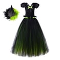 thumbnail image 1 of KAWELL Fairytale Witch Cute Witch Costume for Girls with Hat, 1 of 6