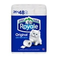 thumbnail image 3 of Royale Everyday Comfort, 2 Ply Toilet Paper, 24 Equal 48 Bathroom Tissue Rolls, 3 of 9