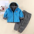 thumbnail image 3 of Cameland Ensemble de Mode pour Enfants Filles et Garçons, Hauts Décontractés à Manches Longues, Col Rond, Boutons, Ensembles de Pantalons Longs Imprimés, 3 of 6