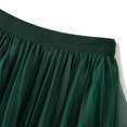 thumbnail image 4 of Kcodviy Robe Punk pour Femmes à Volants Patchwork en Maille Grande Taille Jupe Longueur Mi-Mollet Taille Haute Femmes Grande Taille Jupe Trapèze Robe, 4 of 6