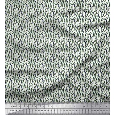 Soimoi Rayon Fabric Floral Shirting Print Fabric by Yard 42 Inch Wide