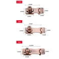 thumbnail image 3 of EIGTHTAIL Twist Knob Keyed Locking Hasp Padlock Set for Cabinets Security Door Van Lock, 3 of 20